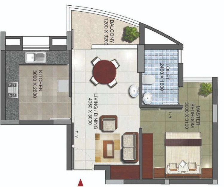 1 BHK Flat in Arcon Inspire in Kazhakootam, Thiruvananthapuram - Image 925320