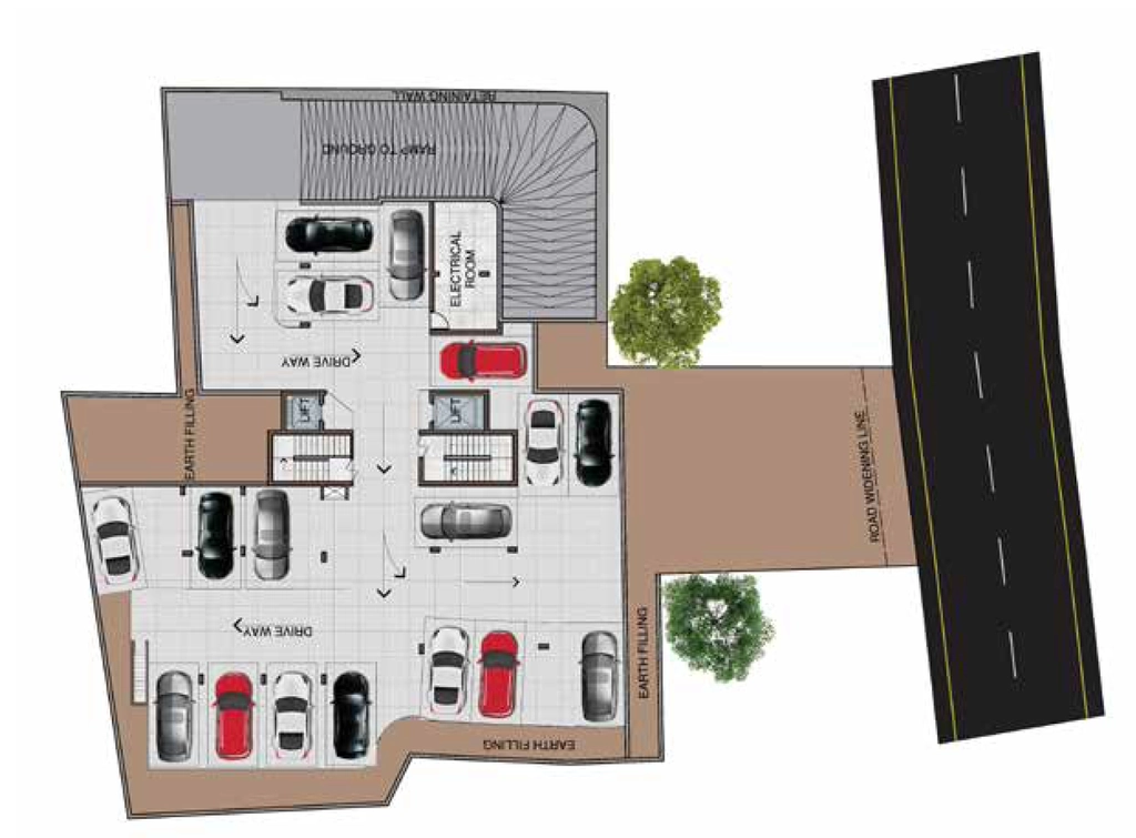 Master Plan of Arcon Serene in Kowdiar, Thiruvananthapuram - Image 420056