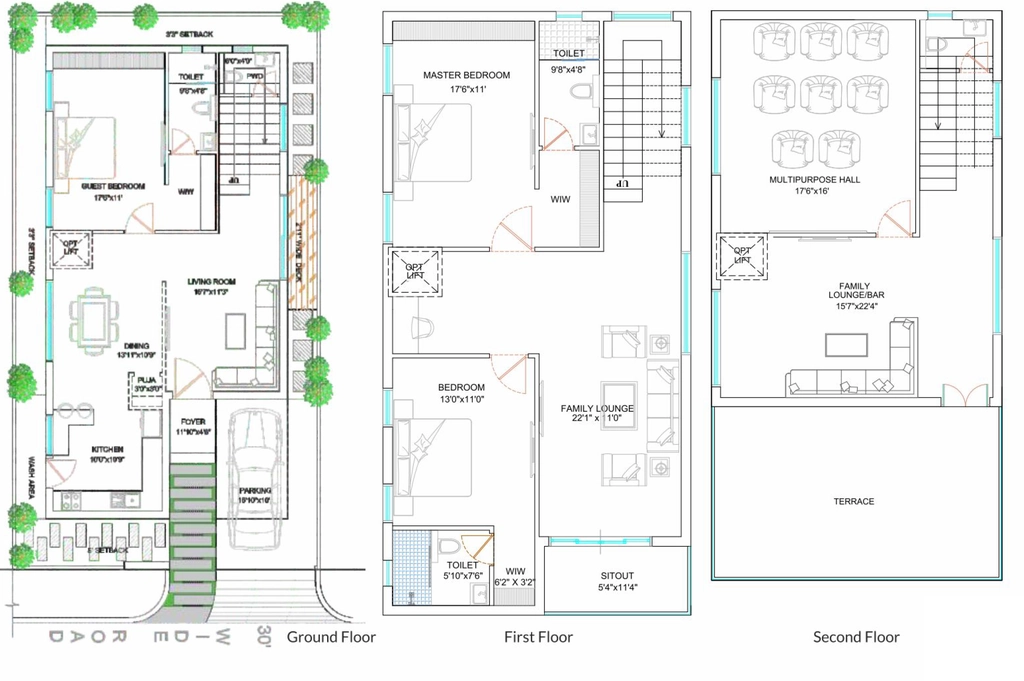 3 BHK House/Villa in Sentience Custom Built Homes in Bowrampet, Hyderabad - Image 925294