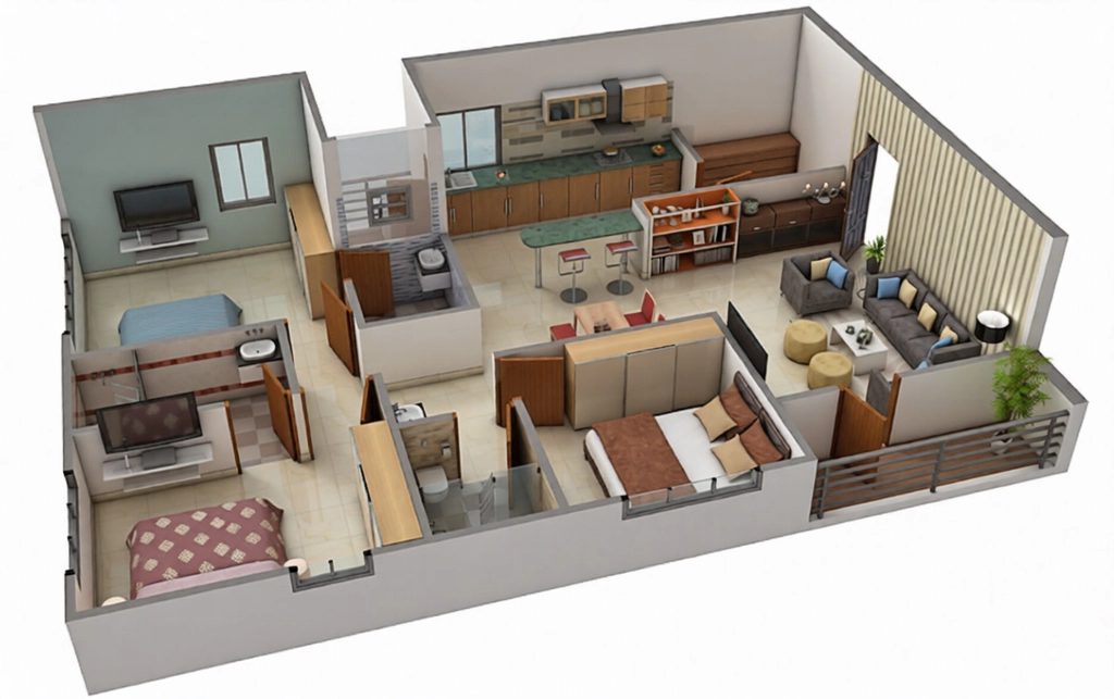 3 BHK Flat in Adeshwar Heights in null, Jodhpur - Image 925398