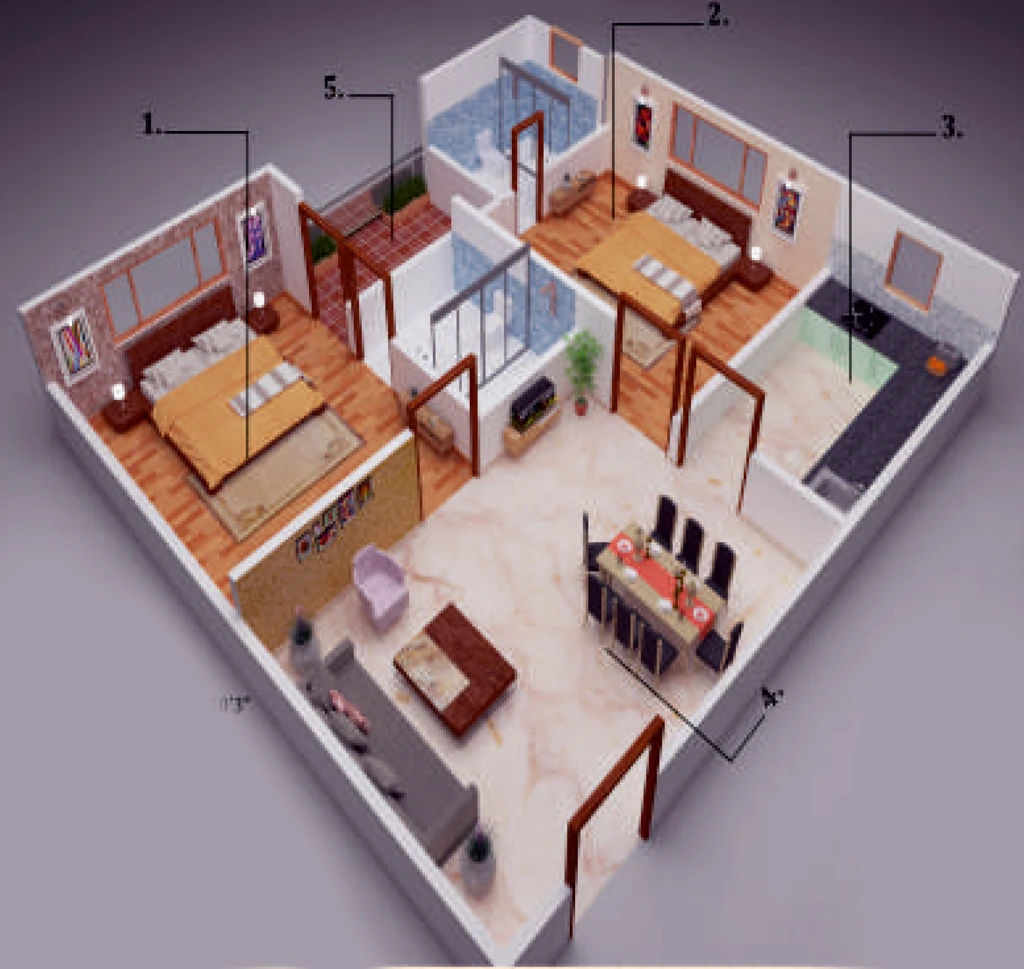 2 BHK Flat in Jai City Home Shankwas House in null, Jodhpur - Image 925403