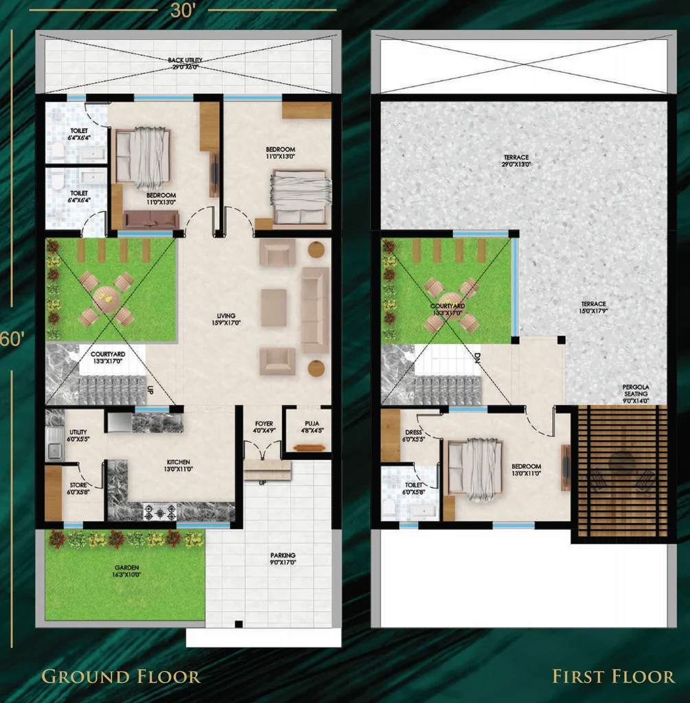 3 BHK House/Villa in Dharti Paradise in Basni, Jodhpur - Image 925409