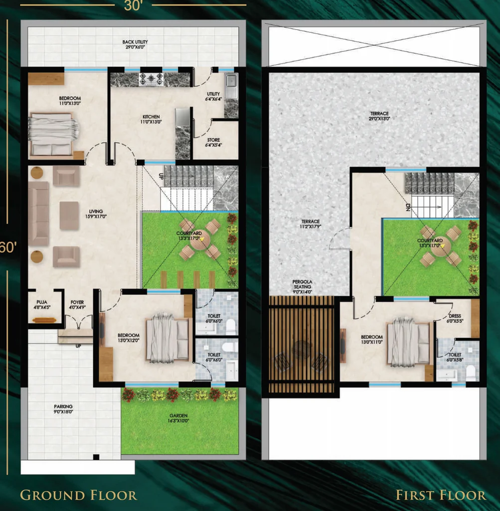 3 BHK House/Villa in Dharti Paradise in Basni, Jodhpur - Image 925410