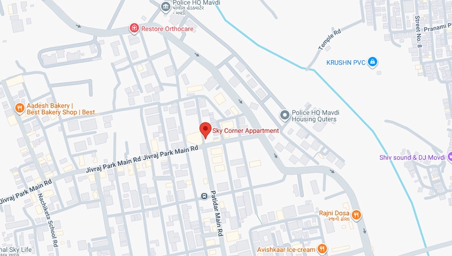 Location of Akash Sky Corner in Mavdi, Rajkot - Image 420135