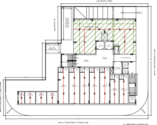 Master Plan of Akash Sky Corner in Mavdi, Rajkot - Image 420136