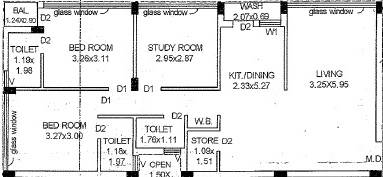 3 BHK Flat in Akshar Greens in Mavdi, Rajkot - Image 925348