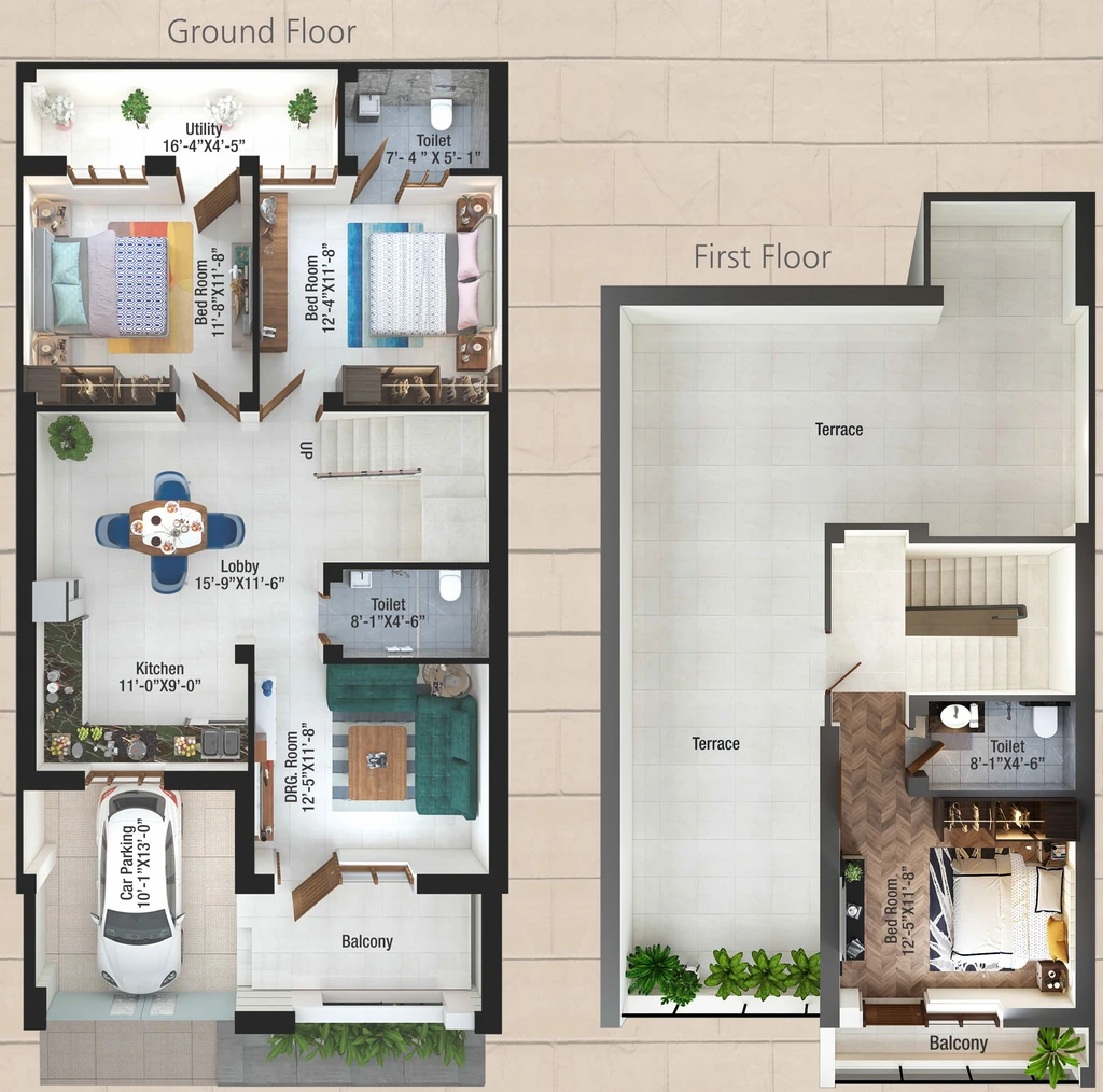 3 BHK House/Villa in JP Homes Ananta in Basni, Jodhpur - Image 925413