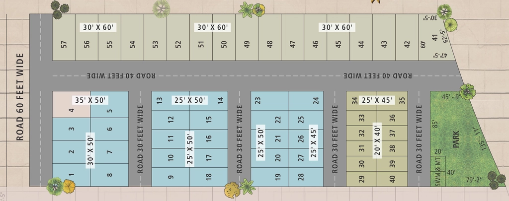 Master Plan of JP Homes Ananta in Basni, Jodhpur - Image 420411