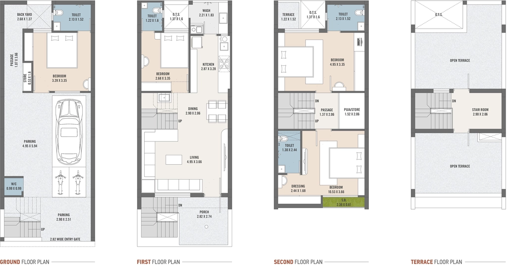 4 BHK House/Villa in Akshat Asopalav Bungalows in Vavdi, Rajkot - Image 925351