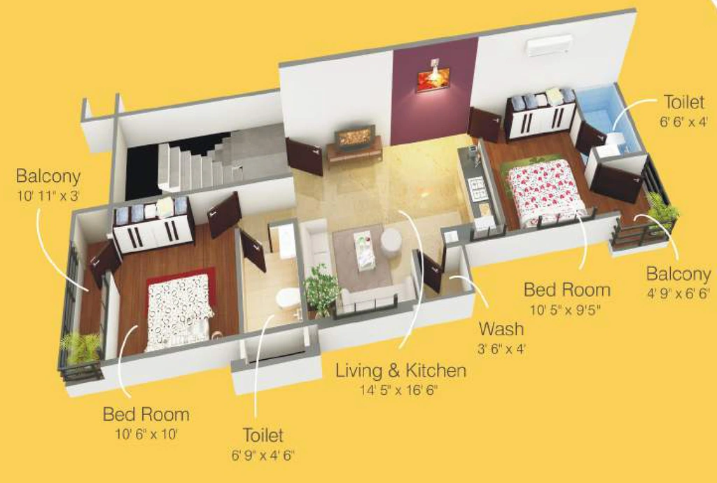 2 BHK Flat in Baheti Kasturi Residency in Pal Gaon, Jodhpur - Image 925415