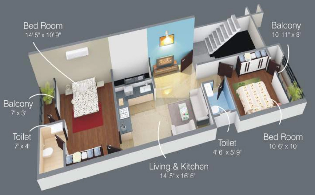 2 BHK Flat in Baheti Kasturi Residency in Pal Gaon, Jodhpur - Image 925416