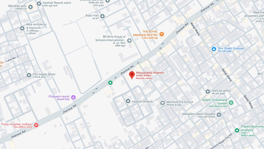 Location of Mangaldeep Majestik in Bhadu Market, Jodhpur - Image 420428