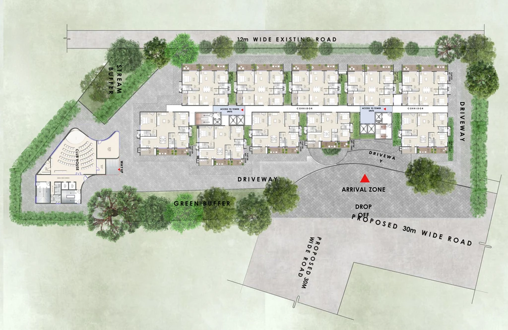 Master Plan of Ambience Beaumonde in Kokapet, Hyderabad - Image 420207
