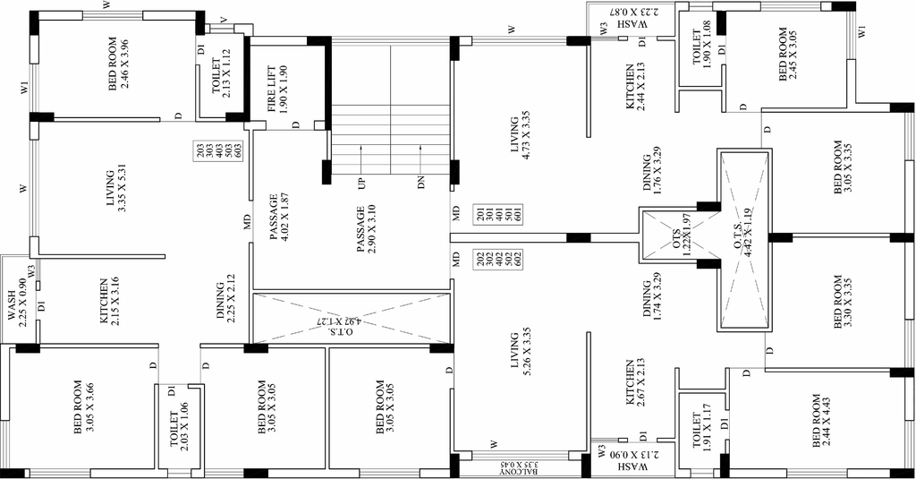 Floor Plan of Anadi Bhakti Bhumi in Mavdi, Rajkot - Image 420182
