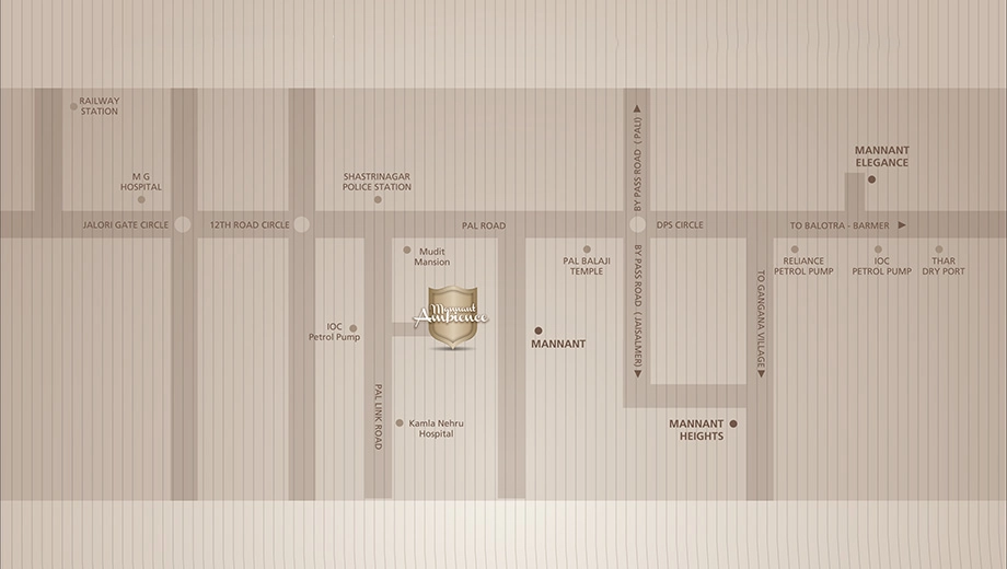 Location of Mannant Ambience in null, Jodhpur - Image 420454