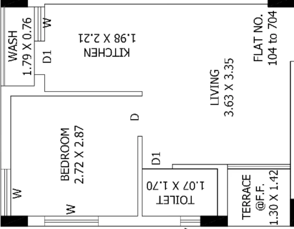 1 BHK Flat in Asman City in Mavdi, Rajkot - Image 925370