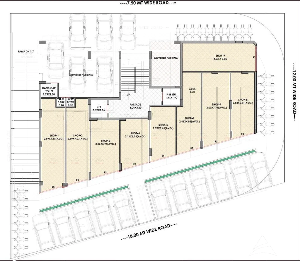 Master Plan of Avisa One in Mavdi, Rajkot - Image 420233