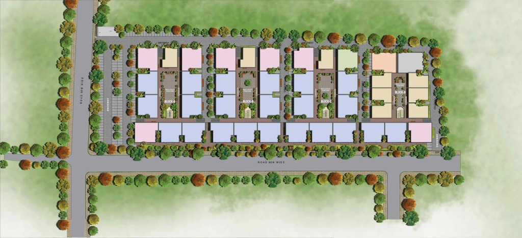 Master Plan of Namoh Palash Homes in Sangriya, Jodhpur - Image 420512