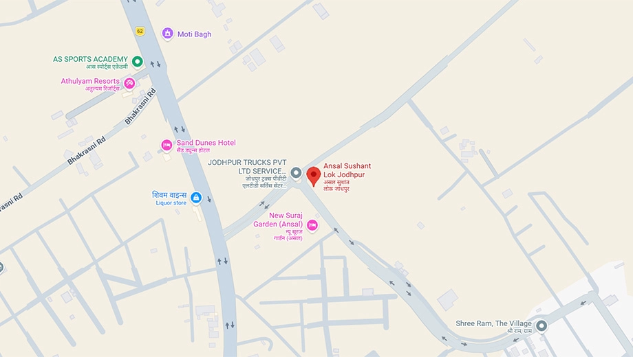 Location of Satkar Aastha Homes in Khema Ka Kuwa, Jodhpur - Image 420540
