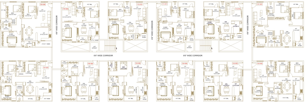 Floor Plan of Bandi Capital Gateway in Gollapudi, Vijayawada - Image 420265