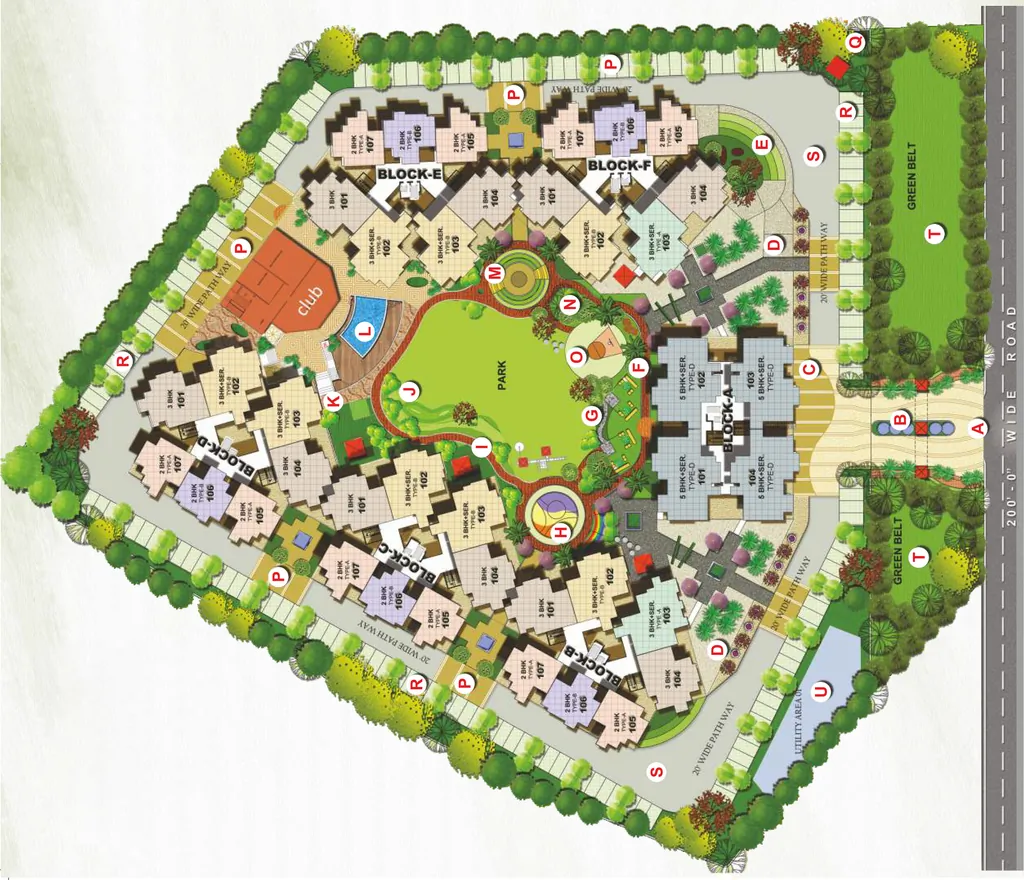 Master Plan of Unique Apex Towers in Sangriya, Jodhpur - Image 420582