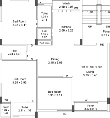 3 BHK Flat in Flora West in Mavdi, Rajkot - Image 925388