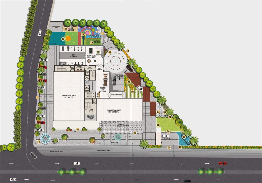 Master Plan of Gcon The Prime in Dwaraka Nagar, Visakhapatnam - Image 420341