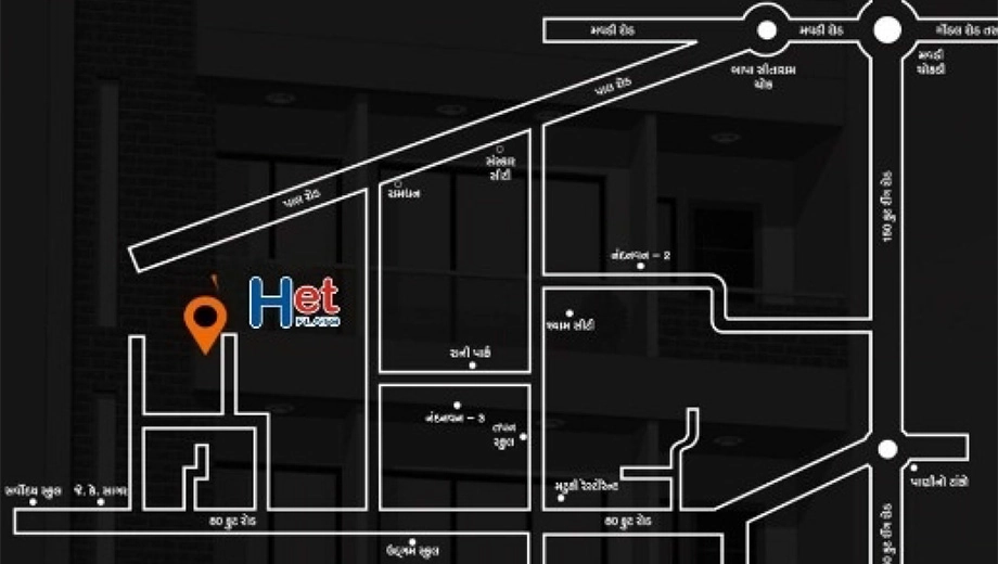 Location of Keyur Het Flat in Mavdi, Rajkot - Image 420323