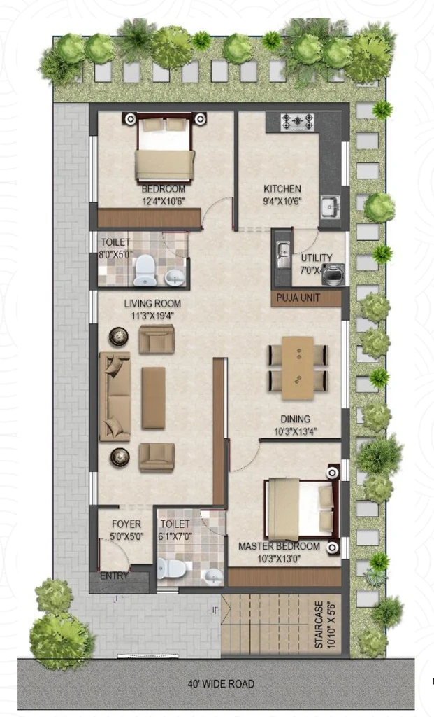 2 BHK House/Villa in Fugen Royal Imperia in Kankipadu, Vijayawada - Image 925400