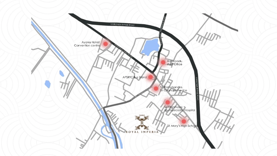 Location of Fugen Royal Imperia in Kankipadu, Vijayawada - Image 420397