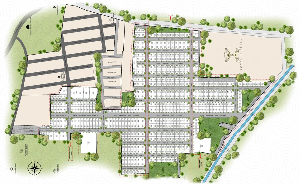 Master Plan of Fugen Royal Imperia in Kankipadu, Vijayawada - Image 420398
