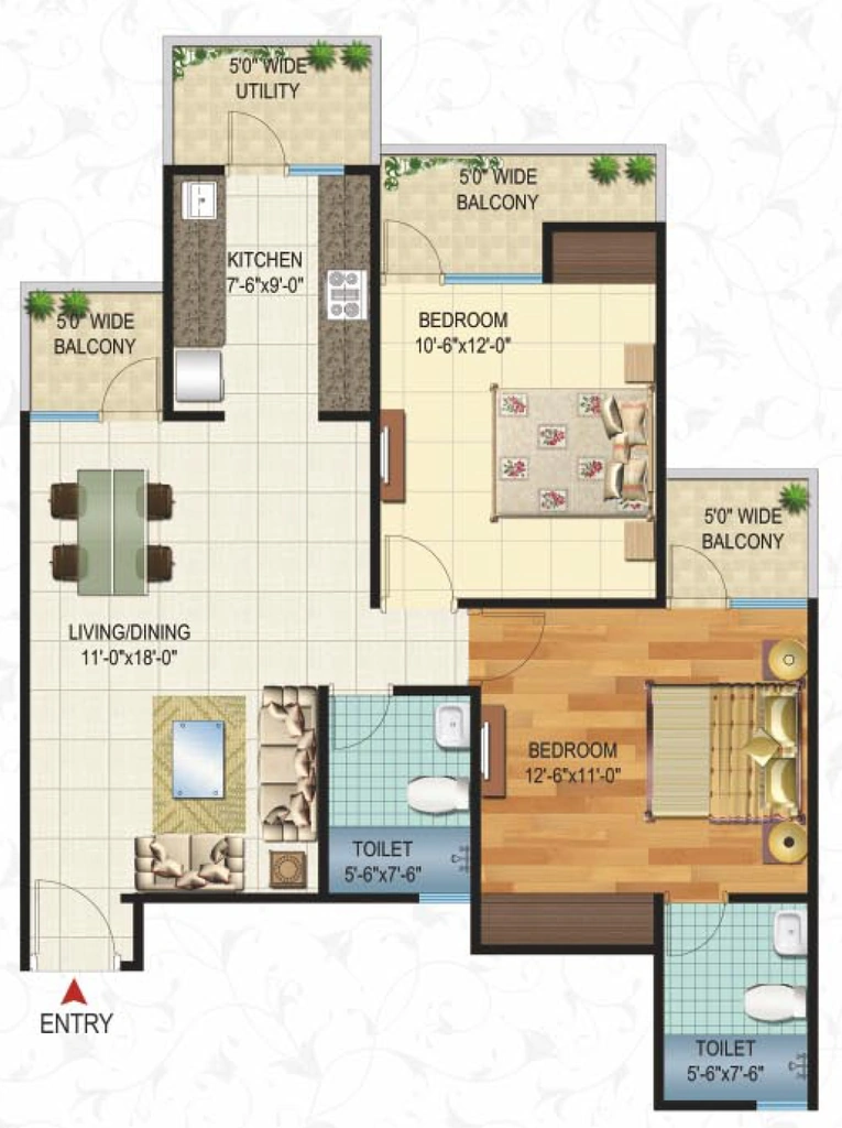 2 BHK Flat in Fifth Victorian Palace in Khema Ka Kuwa, Jodhpur - Image 925488