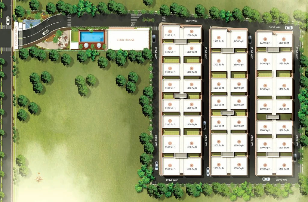 Master Plan of JK Waterfront in Tadepalli, Vijayawada - Image 420497