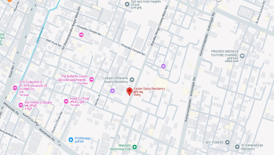 Location of Kaizen Satya Residency in Kanuru, Vijayawada - Image 420532