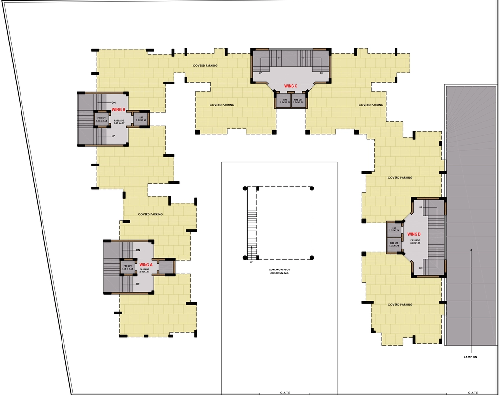 Master Plan of Krishnam Copper Luxuria in Mavdi, Rajkot - Image 420546