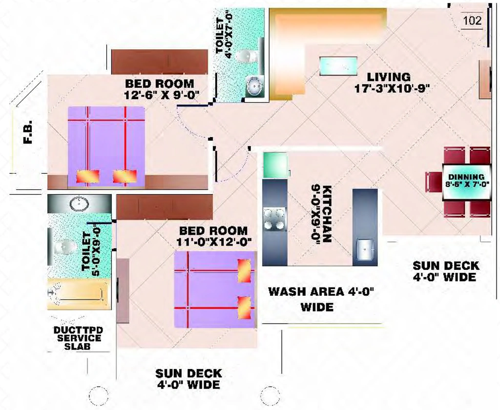 2 BHK Flat in Arihant Adita in Gangana, Jodhpur - Image 925600