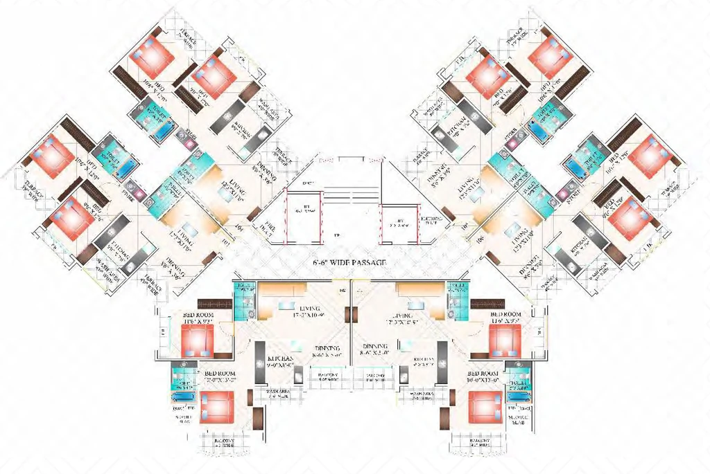Floor Plan of Arihant Adita in Gangana, Jodhpur - Image 420906