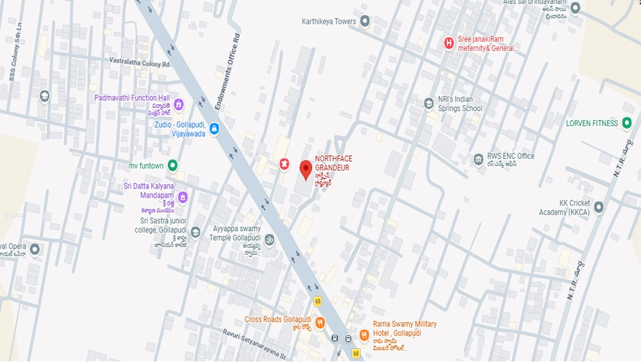 Location of Northface Grandeur in Gollapudi, Vijayawada - Image 420652