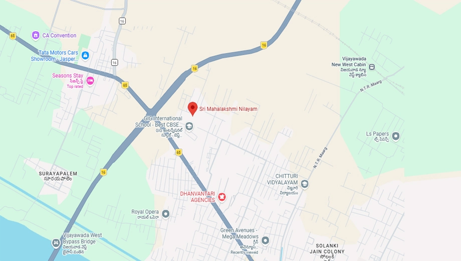 Location of NVR Sri Mahalakshmi Nilayam in Gollapudi, Vijayawada - Image 420664