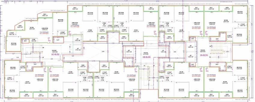 Floor Plan of Victoria Sanskruti in Pasodara, Surat - Image 420715