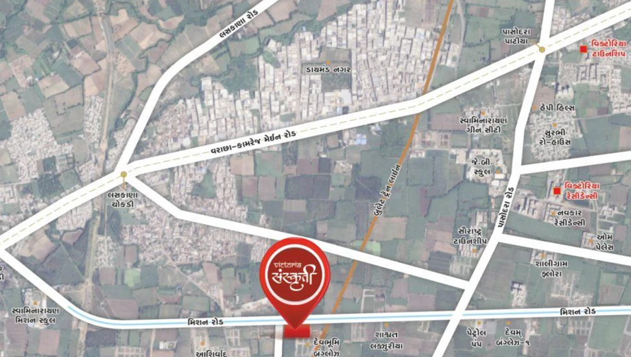 Location of Victoria Sanskruti in Pasodara, Surat - Image 420714