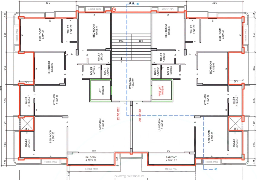 Floor Plan of Sankalp Pride in Dabholi, Surat - Image 420722