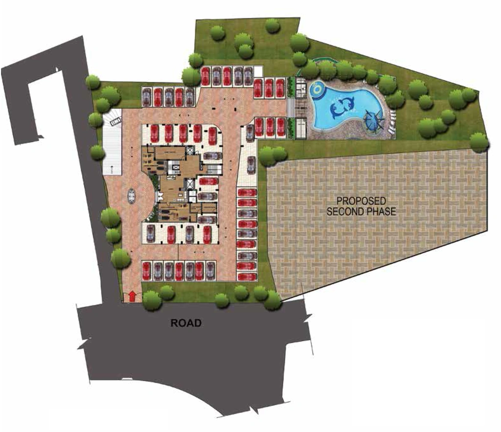 Master Plan of Heera Skygolf in Sasthamangalam, Thiruvananthapuram - Image 420799
