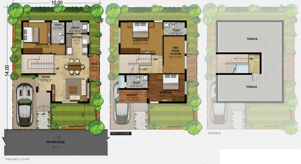 3 BHK House/Villa in iCloudHomes Winds Of Change in Aakkulam, Thiruvananthapuram - Image 925757