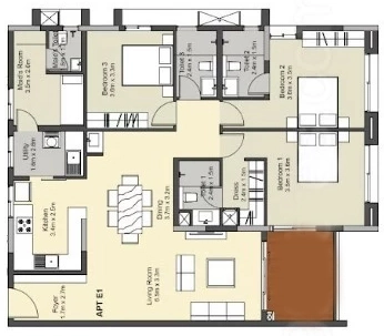 3 BHK Flat in Muthoot Homez Akkulam in Aakkulam, Thiruvananthapuram - Image 925753