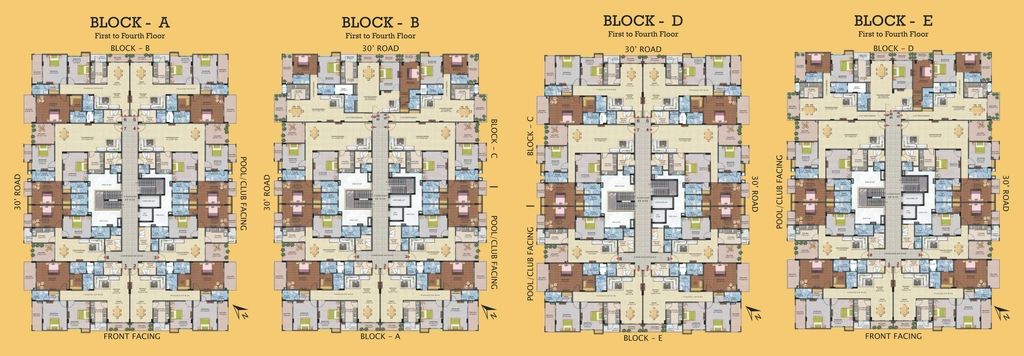 Floor Plan of Alokik Mayur Dhwaj Grand in Paota, Jodhpur - Image 420893