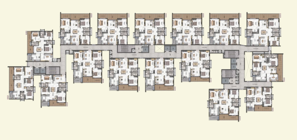 Floor Plan of Sukod Ambience Lumina in Hafeezpet, Hyderabad - Image 420884
