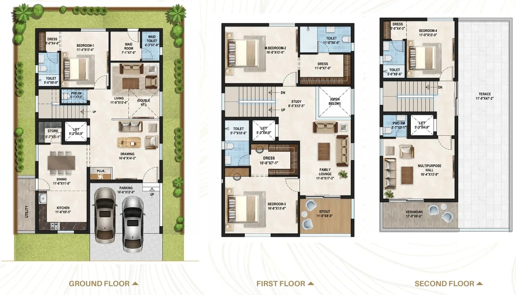 4 BHK House/Villa in Glentree Serenity in Nadargul, Hyderabad - Image 925611