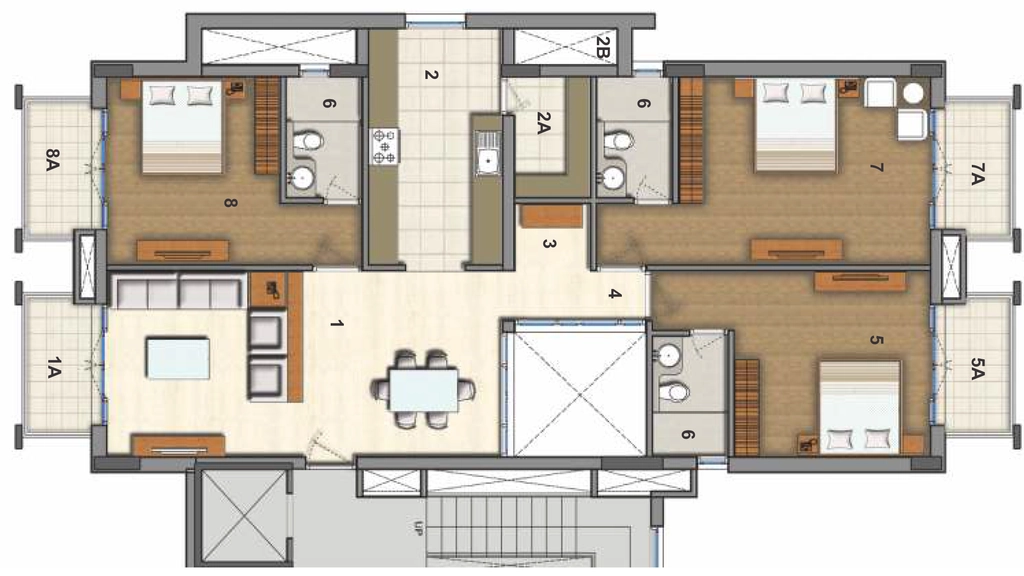 3 BHK Flat in Essgee Umaid Heritage in Ratanada, Jodhpur - Image 925624