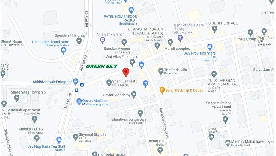 Location of Madhav Green Sky in Mavdi, Rajkot - Image 420998